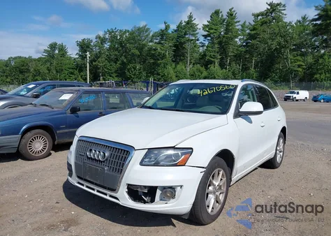 2012 Audi Q5 2.0T Premium from USA, damaged, VIN WA1LFAFP9CA056601